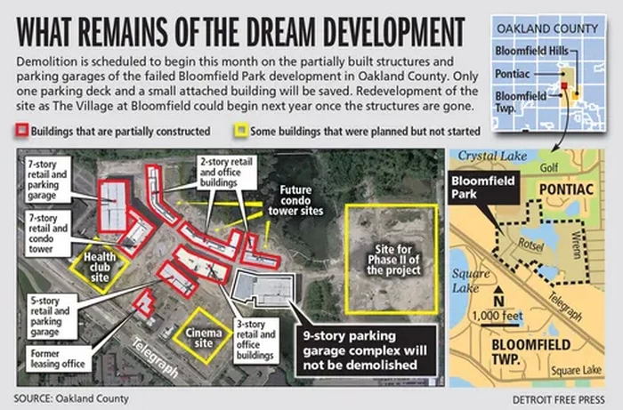 Bloomfield Park - Detroit News Map From 2017 (newer photo)